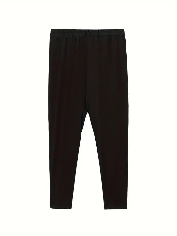 Summer New Casual Sports Yoga Capri Women's Plus Size Leggings Elastic Waist Cropped Pants Women's Casual Leggings